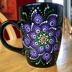 ​Идеи точечной росписи чашек