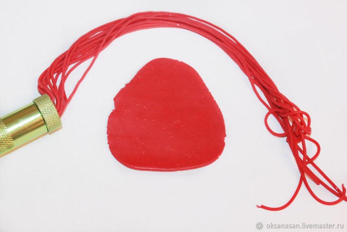 Имитация вязания из полимерной глины