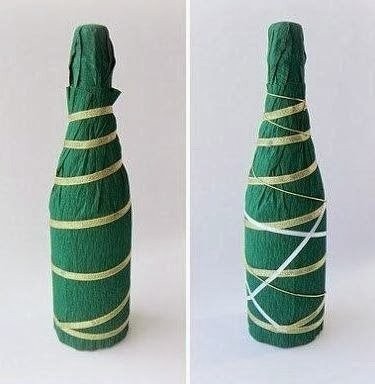 Оформляем бутылку шампанского Оформляем бутылку шампанского