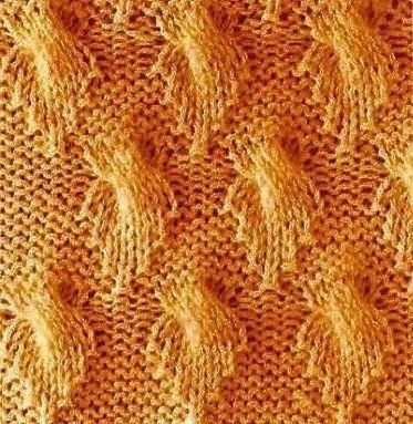 Узор с ракушками