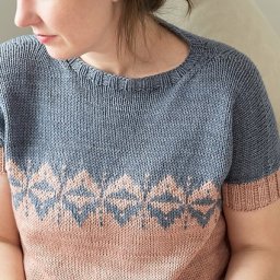 Простой жаккард спицами