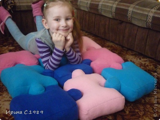 Подушки пазлы