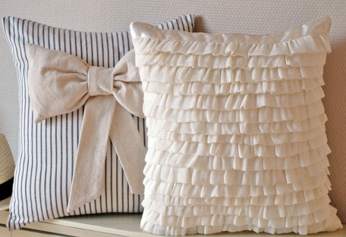 Самые разные и красивые идеи оформления подушек