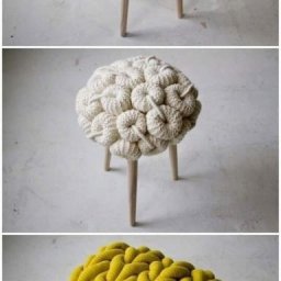 ​Вязаные идеи для мебели