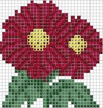 Цветочная вышивка