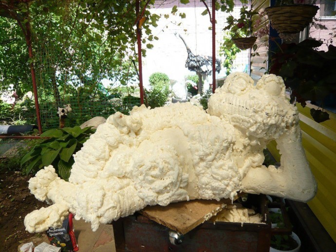 Веселые лягушата для дачи из пластиковых бутылок