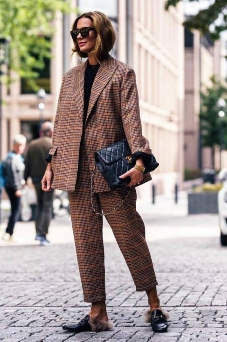 Правила пошива из ткани в клетку