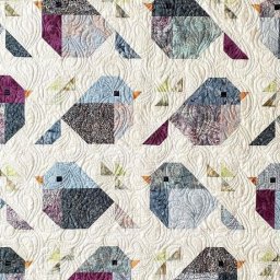 Шьем лоскутные покрывала с птичками