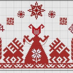 Богиня Макошь: схемы вышивки