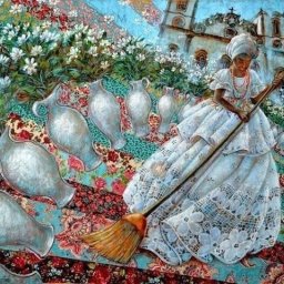 Картины из лоскутов