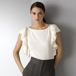 Моделирование красивой блузки с воланами