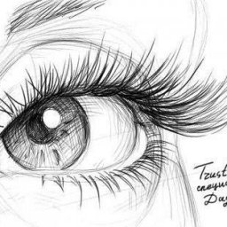 ​Рисуем глаз карандашом