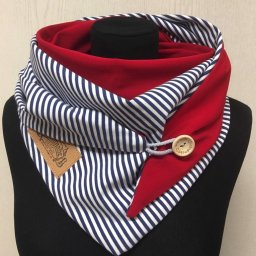 Шьем отличные тёплые шарфики-треугольники