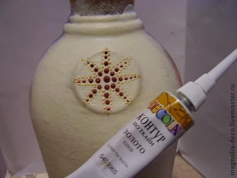 Декорирование бутылки "В поисках забытых сокровищ"