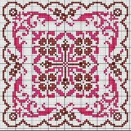 Большая подборка схем для вышивки интересных орнаментов