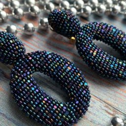 Буква "О" из бисера