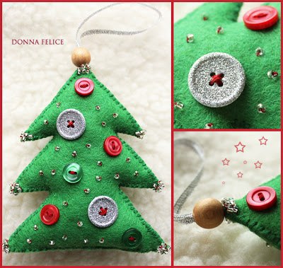 Идеи к новому году из фетра