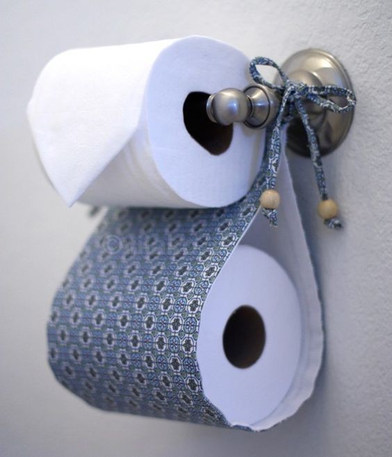 ​Идеи оригинального хранения рулонов туалетной бумаги