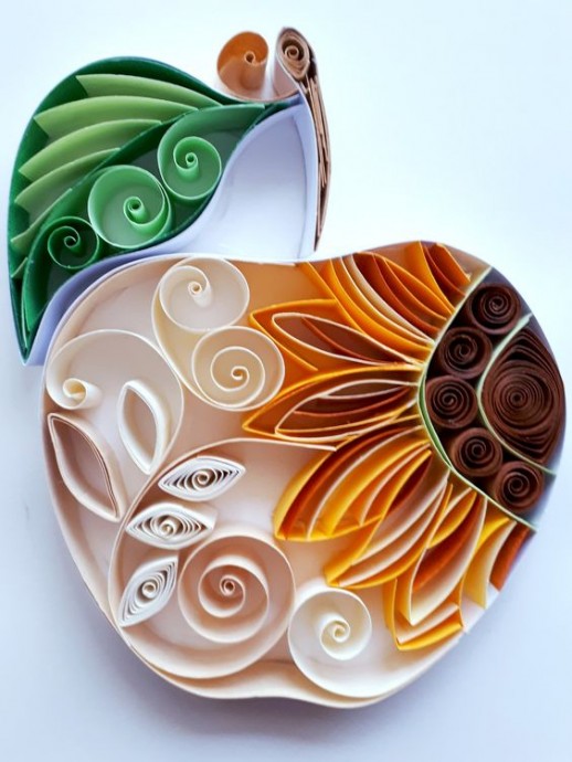 Яблочный квиллинг