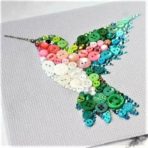 Творчество из пуговиц: идеи для творческого вдохновения