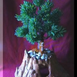 Сосна из бисера