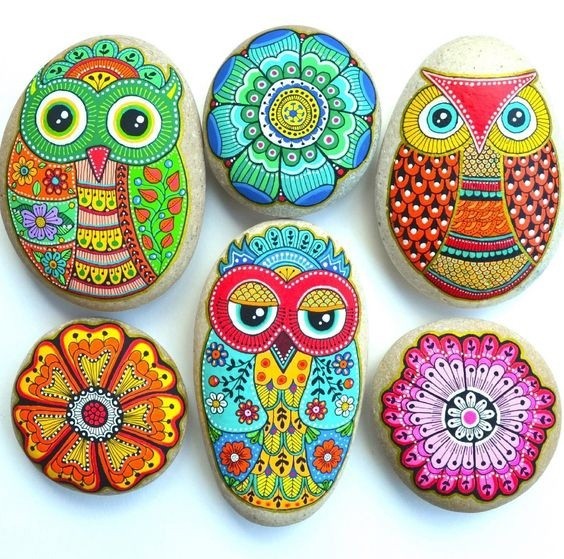 Совушки на камнях Совушки на камнях