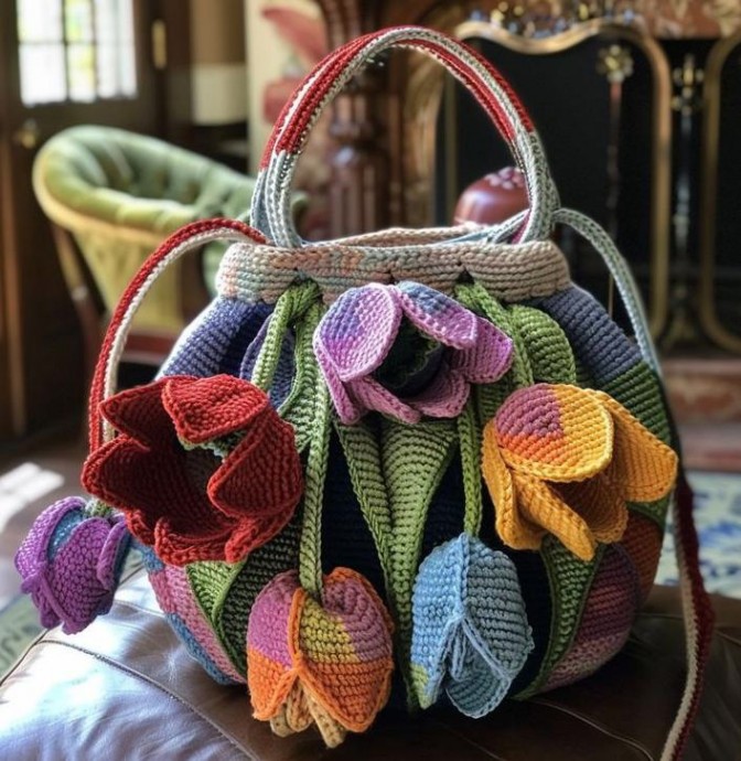 Оценят те, кто вязаные аксессуары предпочитает кожаным