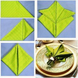 Складываем салфетки красиво