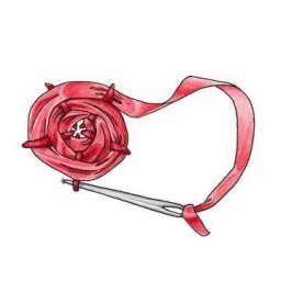 ​Вышиваем объёмный цветок летами