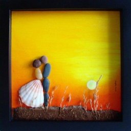 ​Маленькие истории любви, рассказанные в картинах из камней