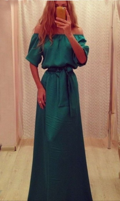 Платье «барышня-крестьянка»