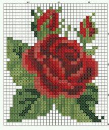 ​Простая вышивка красивых цветов