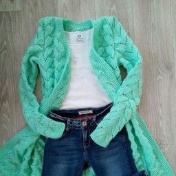 Схема узора для эффектного кардигана