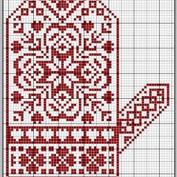 ​Жаккардовые новогодние узоры