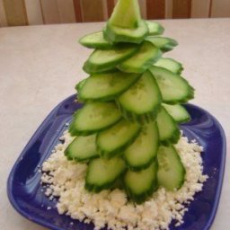 ​Идеи продуктовых ёлочек для новогоднего стола