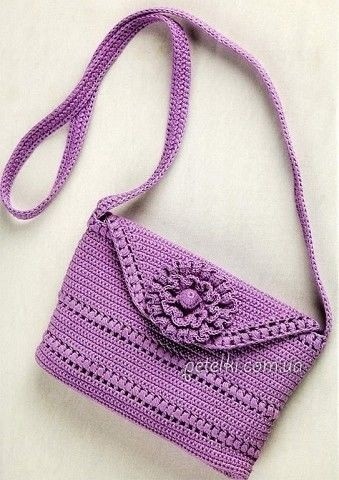 Сумочка из одного моточка пряжи