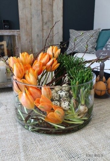 Очаровательные весенние композиции для декора вашего дома