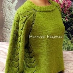 Вяжем пуловер спицами