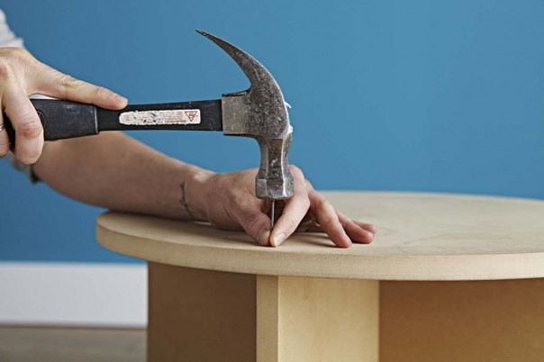 Круглый журнальный столик своими руками