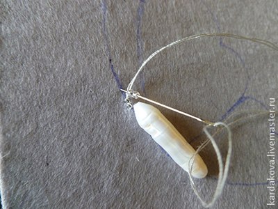 Мастер-класс: вышитая брошь "Лунная бабочка"