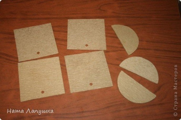 Сундучок из бамбуковой салфетки