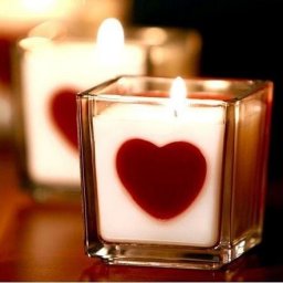 ​Свеча-сердечко