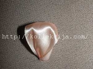 ​Вышивка лентами розы