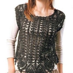 ​Ажурная безрукавка