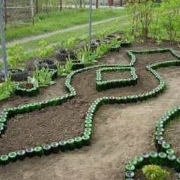 ​Идеи необычного оформления клумб и грядок