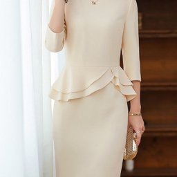 Оригинальные платья с баской