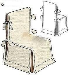 Чехлы на кресло с кармашками