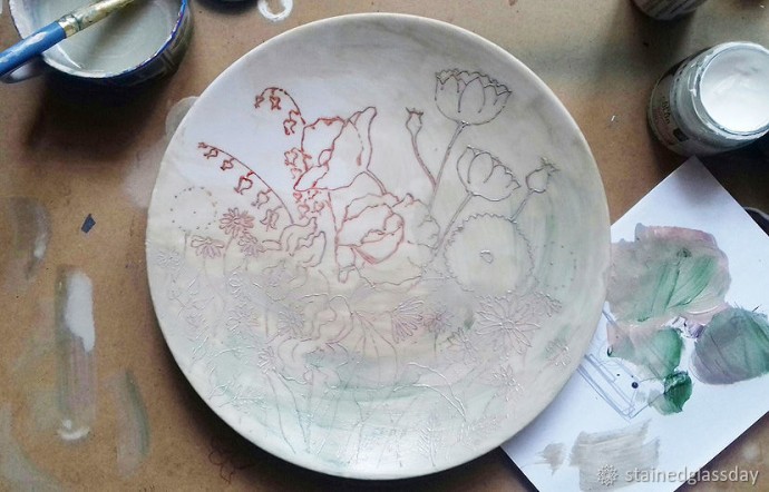 Полевые цветы на тарелке Полевые цветы на тарелке