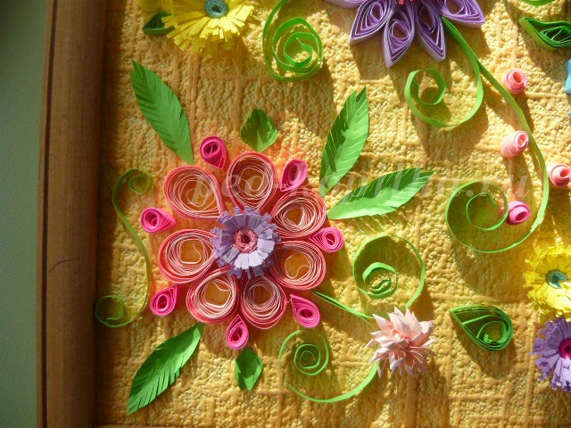 Цветы в технике квиллинга
