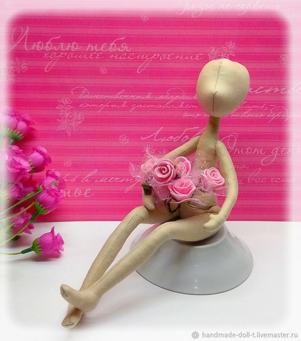 Тонкости создания текстильной куклы на каркасе